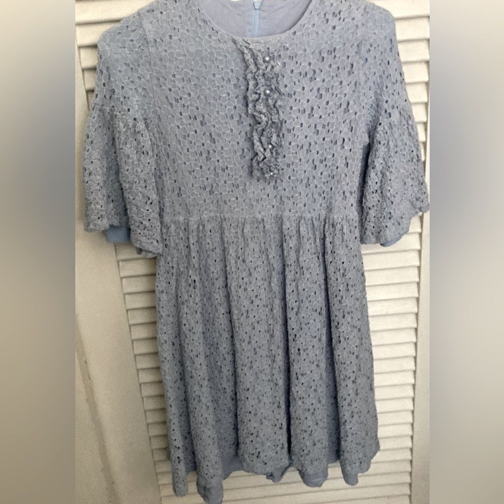 Kidichic blue lace dress Size 16 Girls - Picture 6 of 6